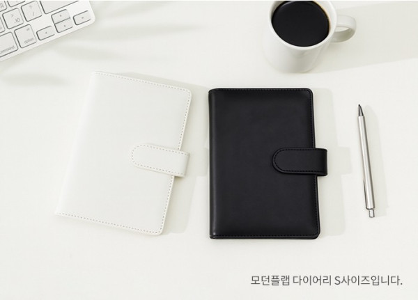 모던플랩 지갑형 스프링형  26년 시스템 다이어리 6공 32절 S사이즈   화이트, 블랙 | 쿠독 | 쇼핑 파트너 종합쇼핑몰과 도매플랫폼의 만남 COODOK