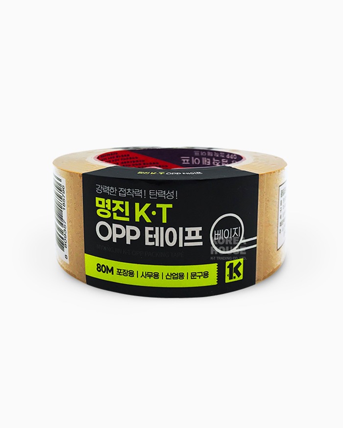 명진 K·T OPP테이프 80M(베이지)  	48mmx80M  50개 한박스단위 판매 | 쿠독 | 쇼핑 파트너 종합쇼핑몰과 도매플랫폼의 만남 COODOK