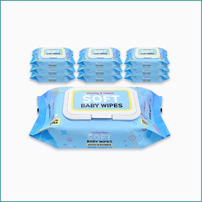 콤피 앤 클린 소프트 물티슈 캡형 100매  30개 한박스 단위판매 | 쿠독 | 쇼핑 파트너 종합쇼핑몰과 도매플랫폼의 만남 COODOK