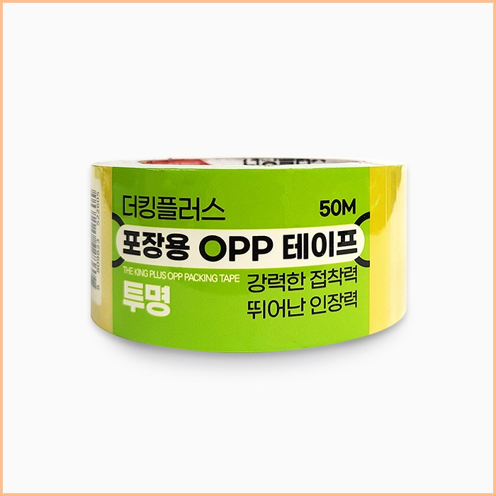 더킹플러스 포장용 OPP 테이프 50M(투명) | 쿠독 | 쇼핑 파트너 종합쇼핑몰과 도매플랫폼의 만남 COODOK