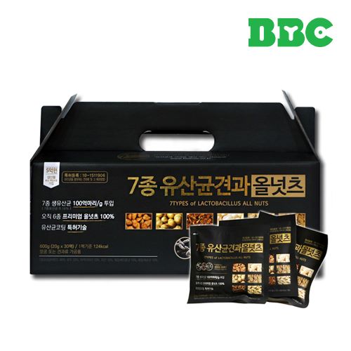 [비비씨] 7종 유산균 견과 올넛츠 30입   | 쿠독 | 쇼핑 파트너 종합쇼핑몰과 도매플랫폼의 만남 COODOK