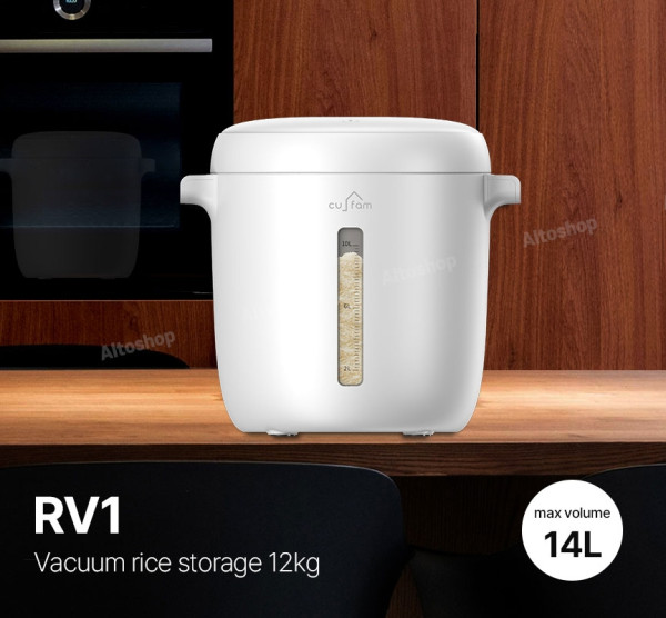 쿠팸 무선 진공 쌀통 RV-1 12KG(14L) 클리어화이트 1대  대량물량 협의 02-3775-3107 | 쿠독 | 쇼핑 파트너 종합쇼핑몰과 도매플랫폼의 만남 COODOK