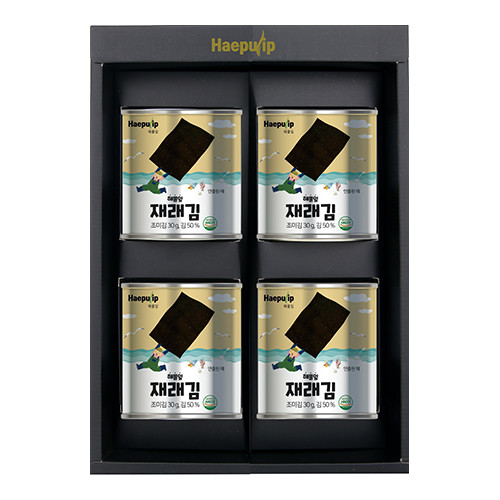 [해풀잎] 재래캔김 S1호  캔 재래김 30g x 4 | 쿠독 | 쇼핑 파트너 종합쇼핑몰과 도매플랫폼의 만남 COODOK