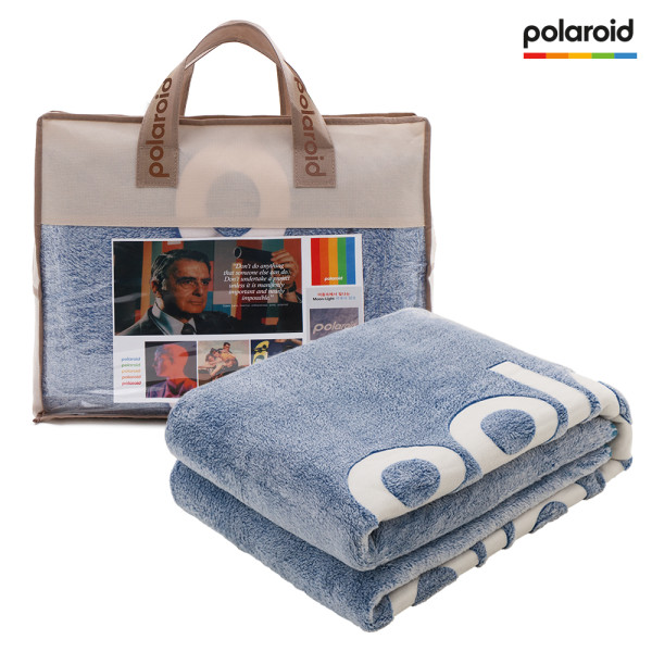 polaroid 문라이트 극세사 담요(이불 겸 패드) (어둠속에 빛나는 폴라로이드 로고)  1  이불포장 선물고급가방포함 | 쿠독 | 쇼핑 파트너 종합쇼핑몰과 도매플랫폼의 만남 COODOK
