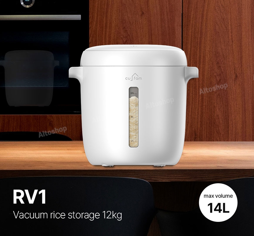 쿠팸 무선 진공 쌀통 RV-1 12KG(14L) 클리어화이트 1대  대량물량 협의 02-3775-3107 | 쿠독 | 쇼핑 파트너 종합쇼핑몰과 도매플랫폼의 만남 COODOK