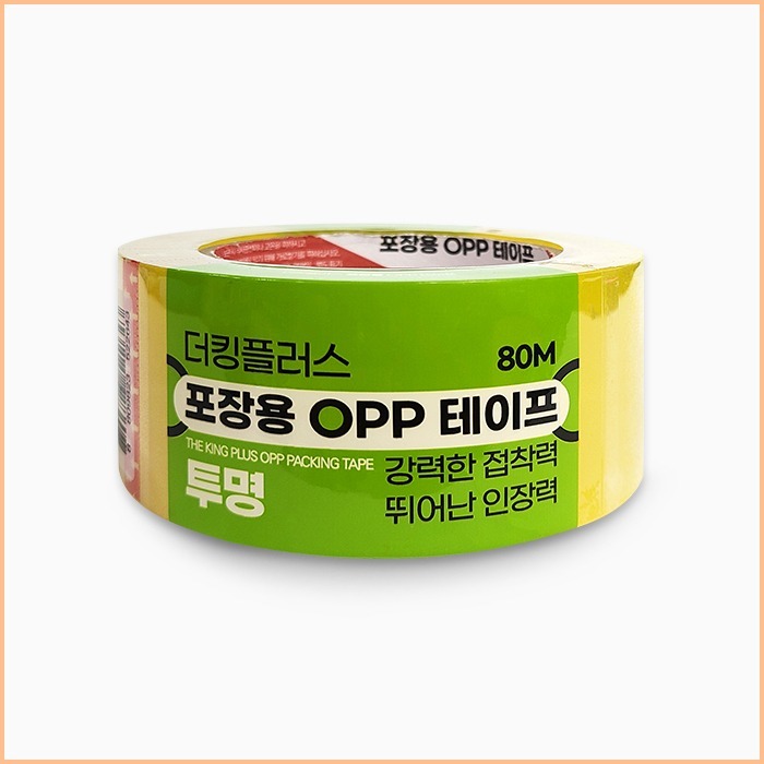 더킹플러스 포장용 OPP 테이프 80M(투명) 48mmx80M  50개 한박스단위로 판매 | 쿠독 | 쇼핑 파트너 종합쇼핑몰과 도매플랫폼의 만남 COODOK