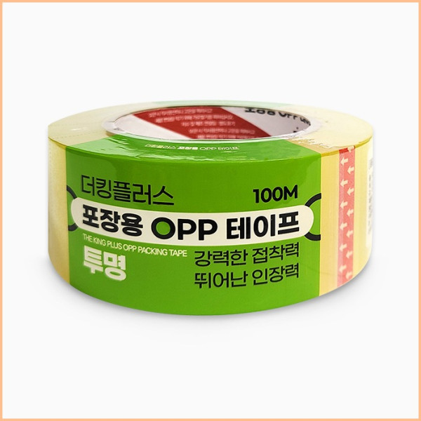 더킹플러스 포장용 OPP 테이프 100M(투명) 48mmx100M  40개한박스단위로 판매 | 쿠독 | 쇼핑 파트너 종합쇼핑몰과 도매플랫폼의 만남 COODOK