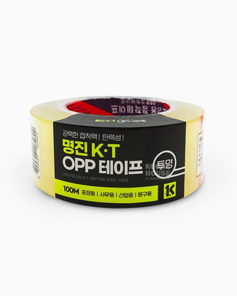 명진 K·T OPP테이프 100M(투명)  48mmx100M  40개한박스단위 판매  | 쿠독 | 쇼핑 파트너 종합쇼핑몰과 도매플랫폼의 만남 COODOK