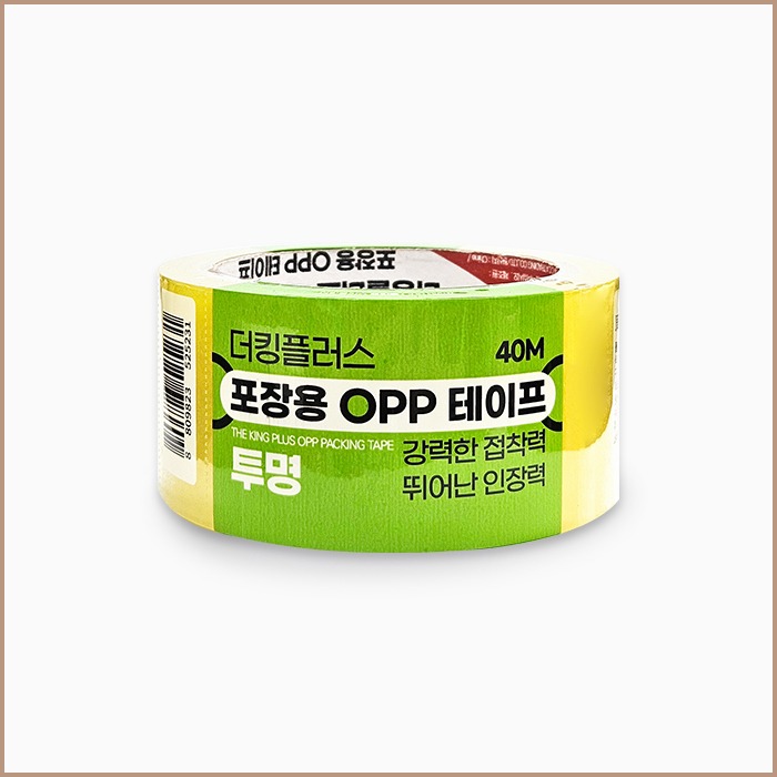 더킹플러스 포장용 OPP 테이프 40M (투명)  	48mmx40M  50개 한박스단위 판매 | 쿠독 | 쇼핑 파트너 종합쇼핑몰과 도매플랫폼의 만남 COODOK