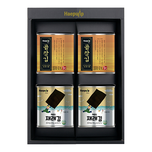 [해풀잎] 곱창캔김.재래캔김 S2호  캔 곱창김 25g x 2 캔 재래김 30g x 2 | 쿠독 | 쇼핑 파트너 종합쇼핑몰과 도매플랫폼의 만남 COODOK